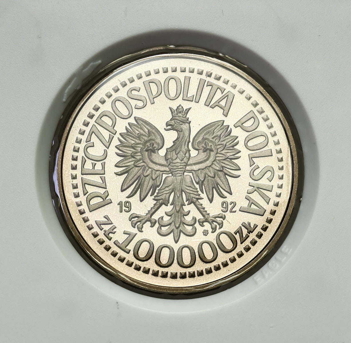 III RP. PRÓBA Nikiel 100 000 złotych 1992 – Korfanty